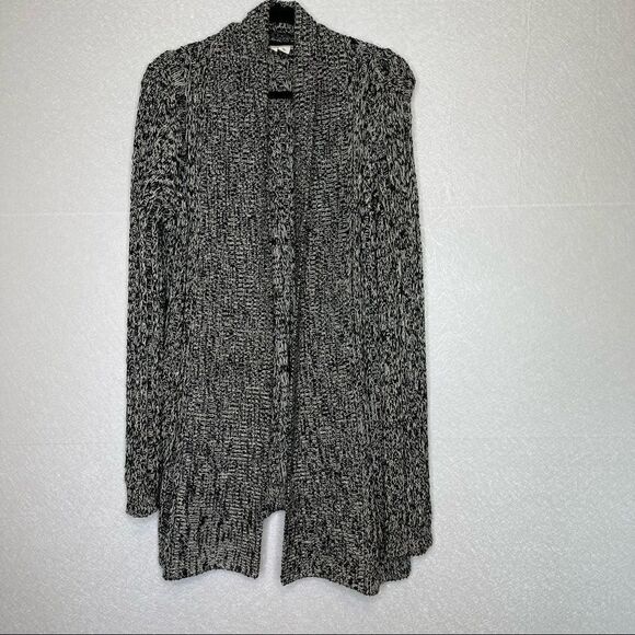 Anthropologie Tehama Open Front Marled Knit Cardigan L - Picture 3 of 7